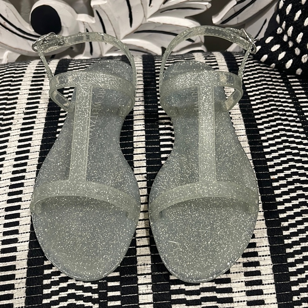 NEW!!! STUART WEITZMAN Jelly Flat Sandal